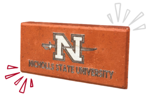 nicholls brick in quad